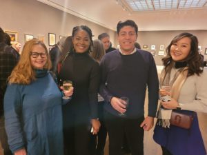 Members celebrating together at last year's holiday party.