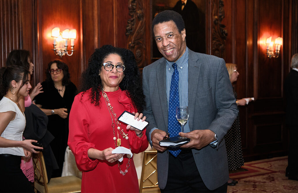 Julie Walker and Bob Anthony at the 2025 Awards ceremony.